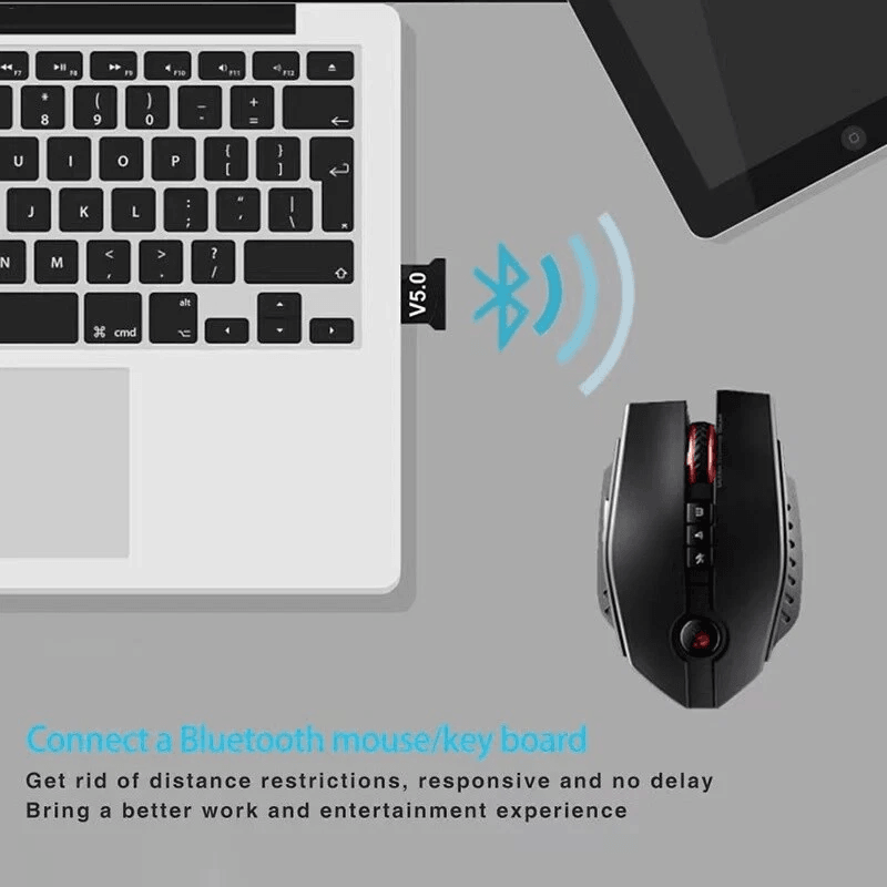 USB Bluetooth 50 Wireless Audio Music Stereo Adapter Dongle Receiver For TV PC Laptop Speaker Headp 2