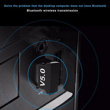 USB Bluetooth 50 Wireless Audio Music Stereo Adapter Dongle Receiver For TV PC Laptop Speaker Headp 9
