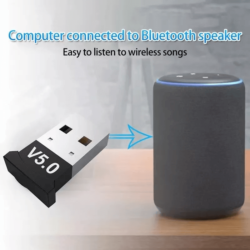 USB Bluetooth 50 Wireless Audio Music Stereo Adapter Dongle Receiver For TV PC Laptop Speaker Headp 8