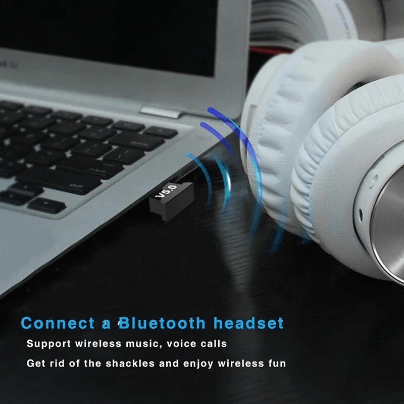 USB Bluetooth 50 Wireless Audio Music Stereo Adapter Dongle Receiver For TV PC Laptop Speaker Headp 7