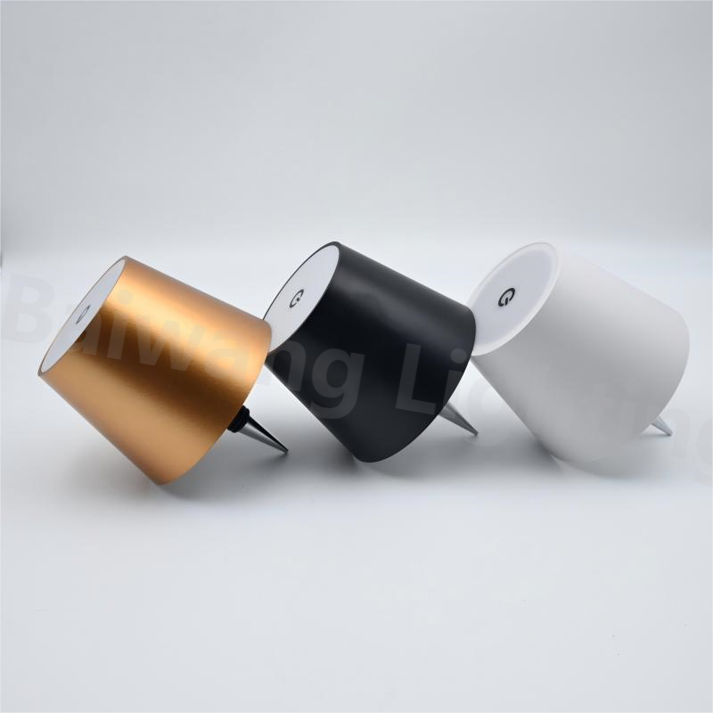 Wine Bottle LED Table Lamp – USB Rechargeable, Wireless, Top Touch Dimmer, 3-Color Lighting
