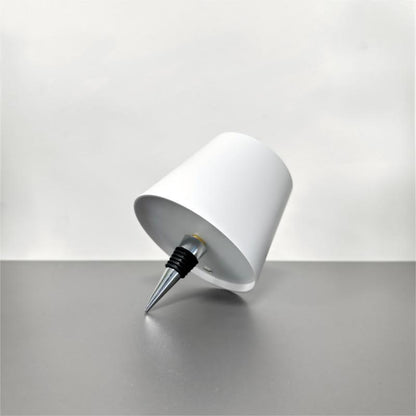 Wine Bottle LED Table Lamp – USB Rechargeable, Wireless, Top Touch Dimmer, 3-Color Lighting