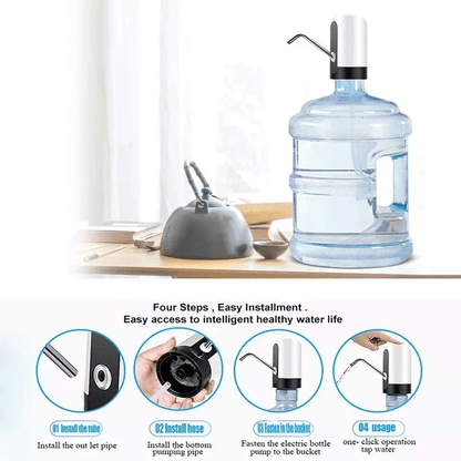 Electric Automatic Water Bottle Pump Dispenser  USB Charging Universal Switch For 5 Gallon Bottled  1