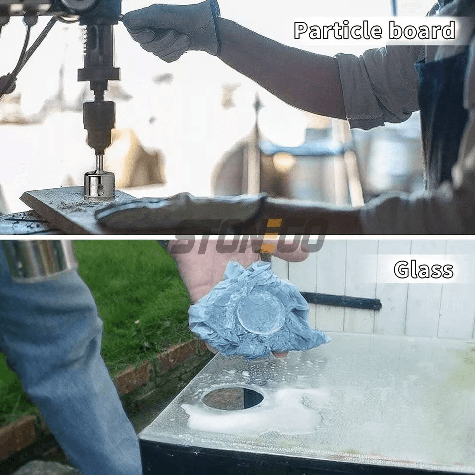 Diamond Hole Saw Drill Bit Set Electroplated Cutter For Glass Tile Porcelain And Ceramic Drilling 4