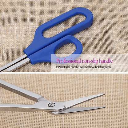 Long Handled Toe Nail Scissors Easy Grip Toenail Cutter  Clippers For Thick Nails 2
