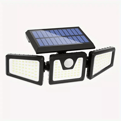 2 Pack LED Motion Sensor Solar Lights Outdoor  IP65 Waterproof Security Lamps With 3 Modes 270 Wide 1
