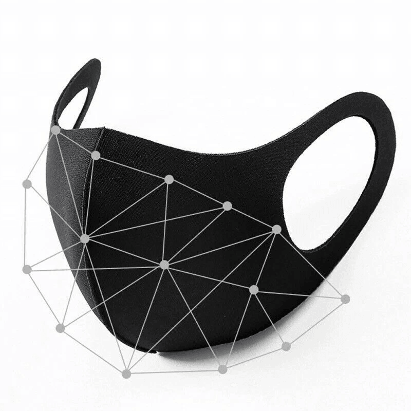 Face Mask Washable Lightweight  Breathable 1