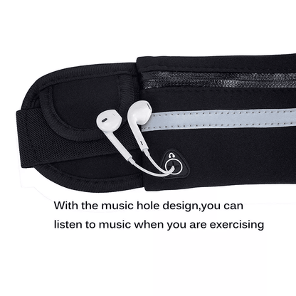 Waterproof Runner Waist Bum Bag Jogging Belt Zip Fanny Pack For Sports  Travel 2