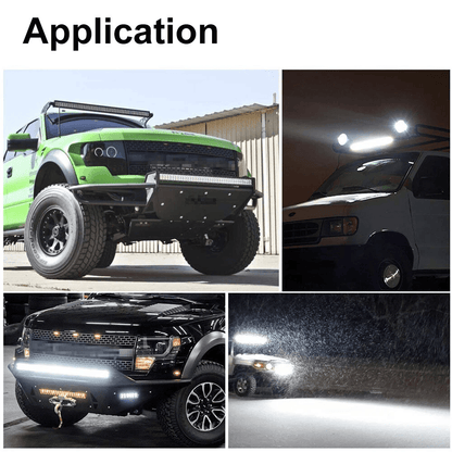 22 Inch 1200W LED Light Bar Dual Row Spot Flood Combo Beam Lamp For 4WD Truck SUV ATV OffRoad Work  7