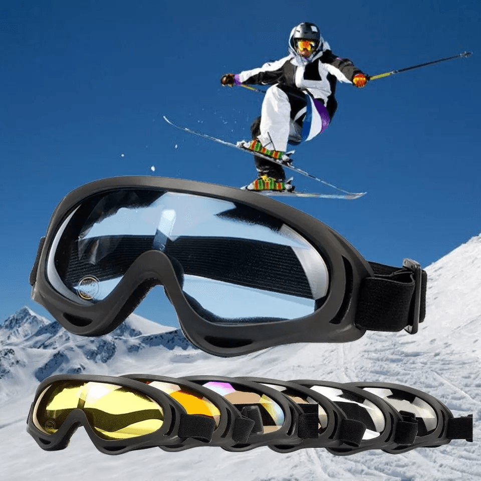 Winter Snow Sport Goggles for Ski, Snowboard & Snowmobile, UV Protection Eyewear Glasses