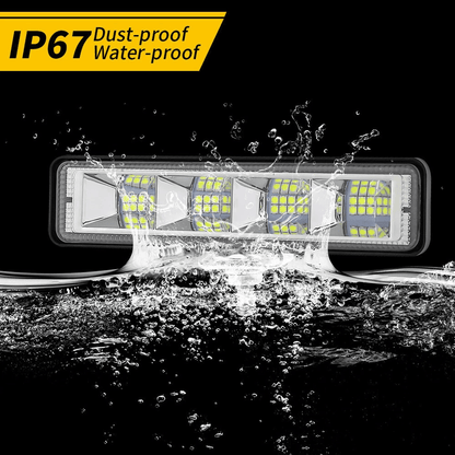 LED Work Light Bar Flood Fog Lamp For Offroad Truck ATV SUV 3