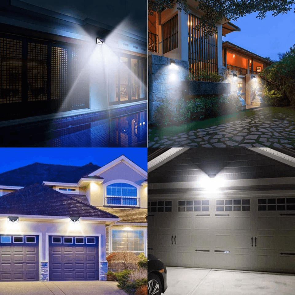 LED Solar Motion Sensor Light Outdoor Wall Security Lamp For Garden Yard 2