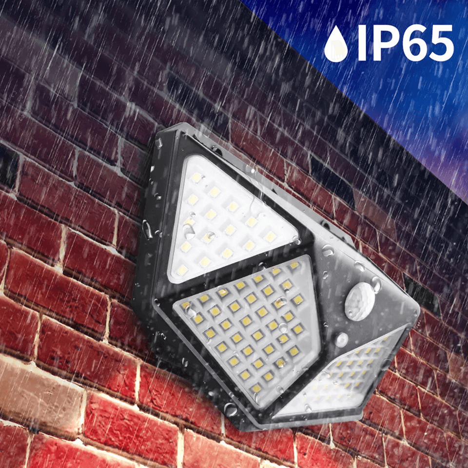 LED Solar Motion Sensor Light Outdoor Wall Security Lamp for Garden Yard