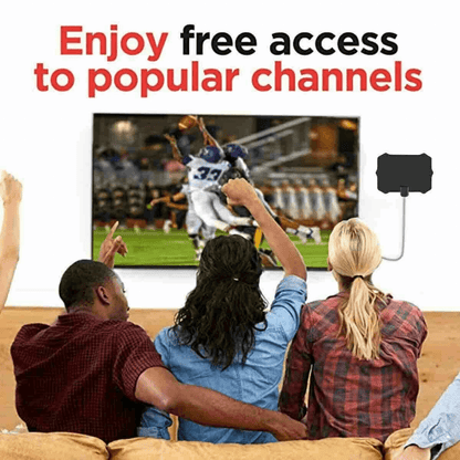 5600 Miles Digital TV Antenna Indoor HDTV Amplified Signal Booster 4K HD 1080P VHF UHF USB Powered  3