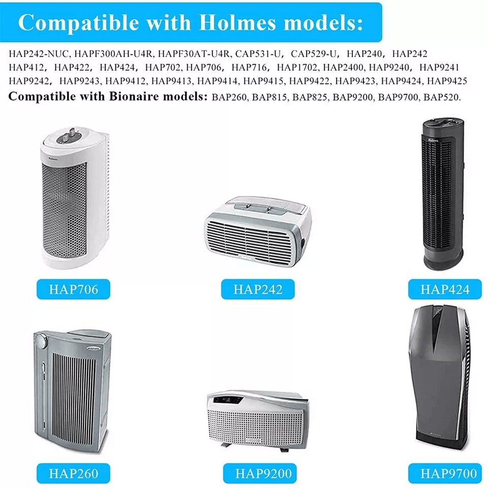 Filters For Holmes Air Purifier Replacement 3