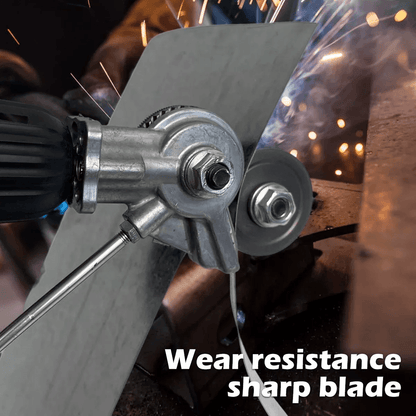 Electric Drill Plate Cutter Sheet Metal Nibbler Cutting Tool For Aluminum Steel And Copper Double H 5