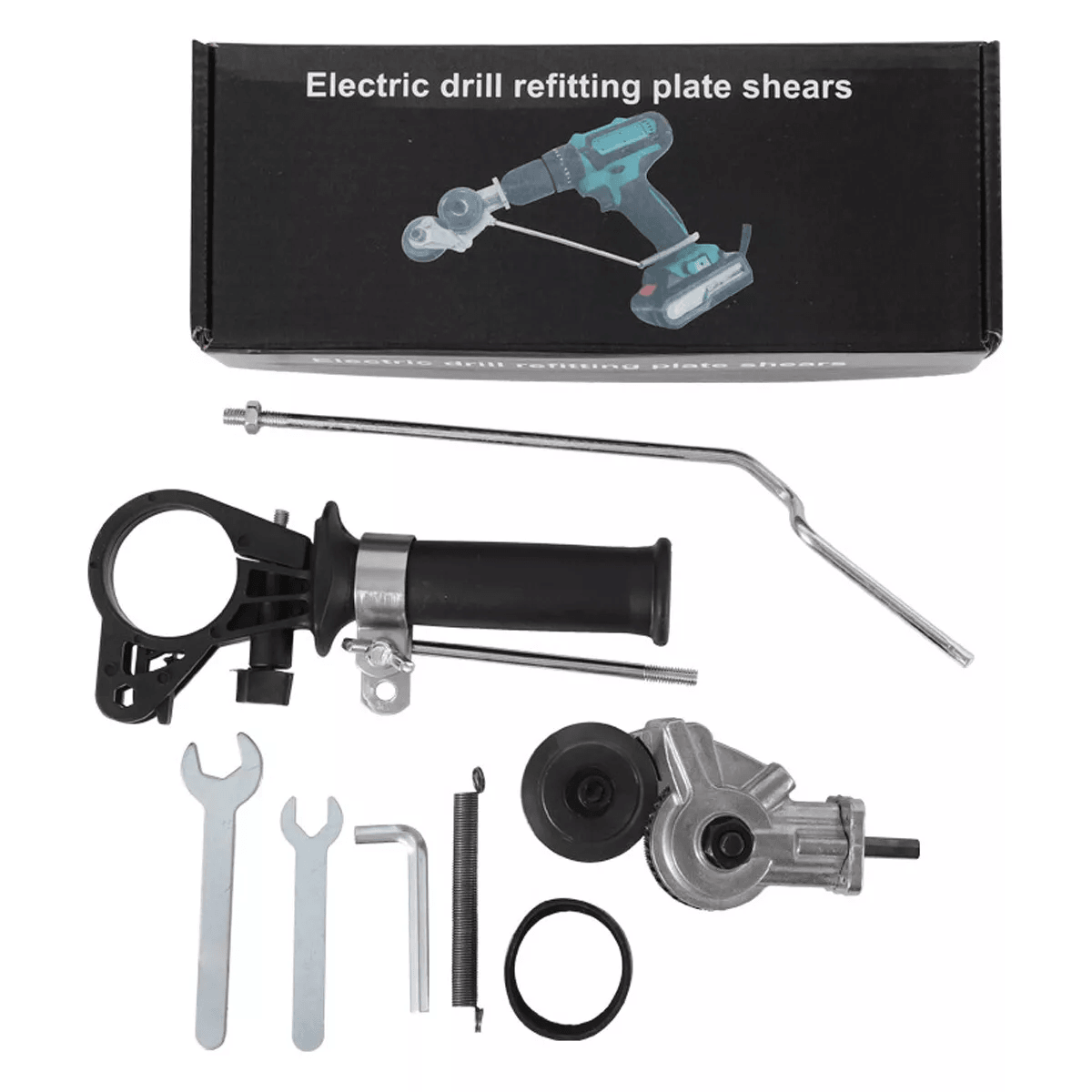 Electric Drill Plate Cutter Sheet Metal Nibbler Cutting Tool For Aluminum Steel And Copper Double H 2