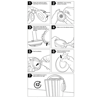 Replacement Ear Pads Cushion For Beats By Dr Dre Solo 2  Solo 3 WirelessWired Headphones Soft Prote 3