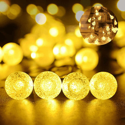 Waterproof Solar LED String Lights For Garden Patio Wedding Outdoor Copper Wire Fairy Lights For Pa 14