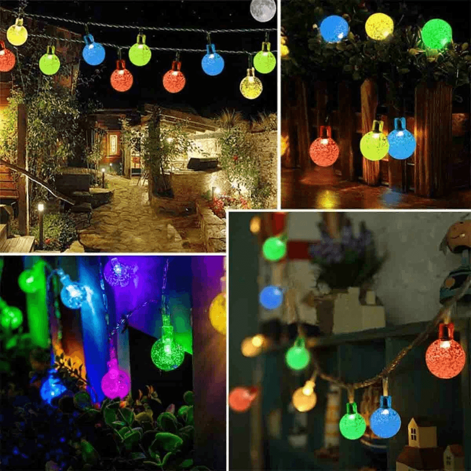 Waterproof Solar LED String Lights For Garden Patio Wedding Outdoor Copper Wire Fairy Lights For Pa 10