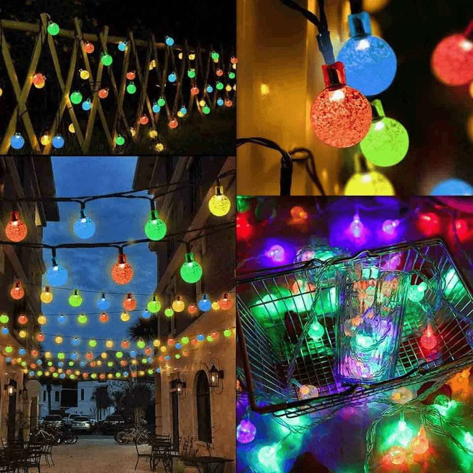 Waterproof Solar LED String Lights For Garden Patio Wedding Outdoor Copper Wire Fairy Lights For Pa 9