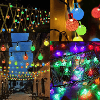 Waterproof Solar LED String Lights For Garden Patio Wedding Outdoor Copper Wire Fairy Lights For Pa 9