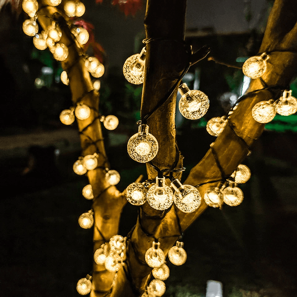 Waterproof Solar LED String Lights For Garden Patio Wedding Outdoor Copper Wire Fairy Lights For Pa 11