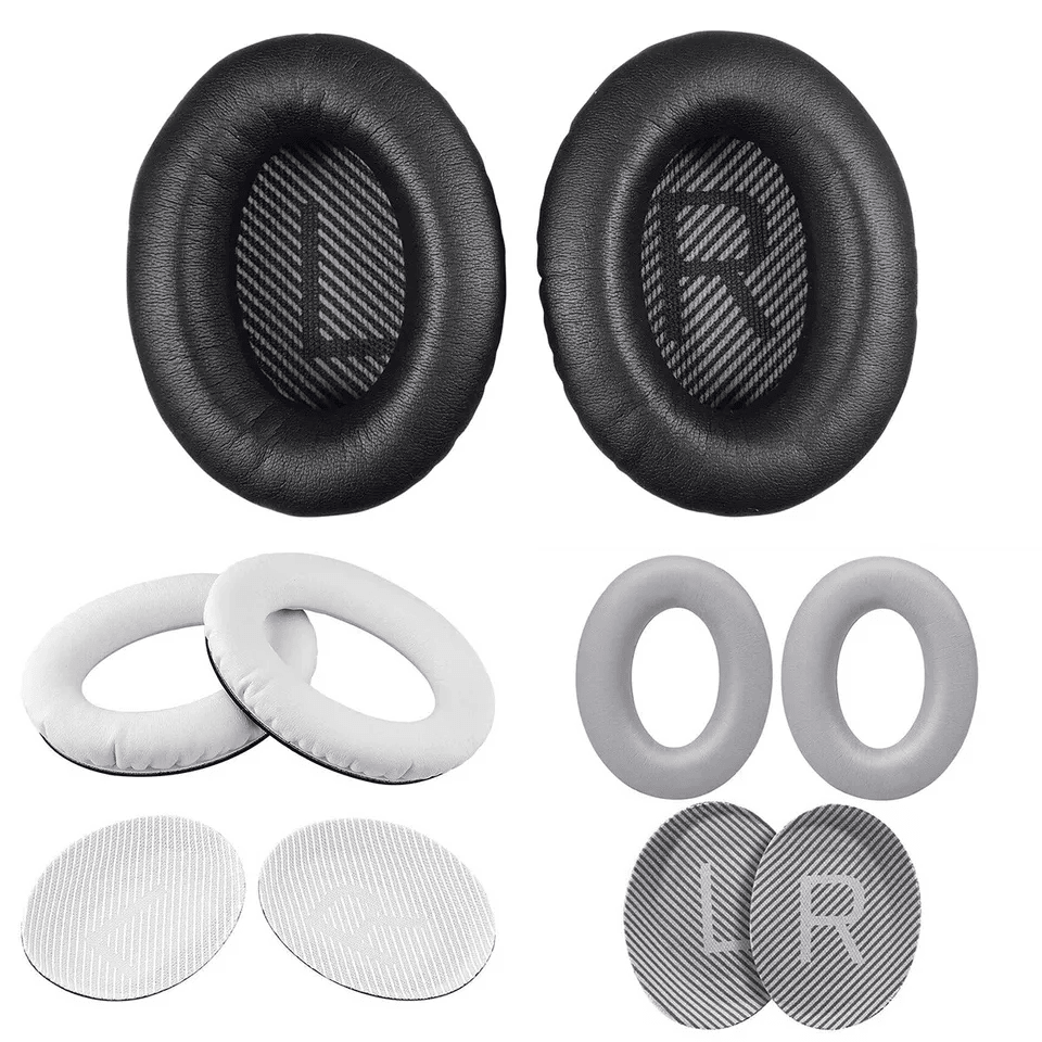 Replacement Ear Pads Cushion for Bose Headphones, Soft Protein Leather Earpad Covers