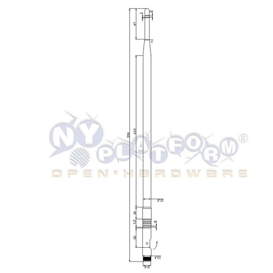 Dual Band RPSMA Antenna For WiFi Router Or Card High Gain Wireless Antenna With RPSMA Connector 5