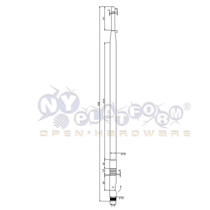 Dual Band RPSMA Antenna For WiFi Router Or Card High Gain Wireless Antenna With RPSMA Connector 5