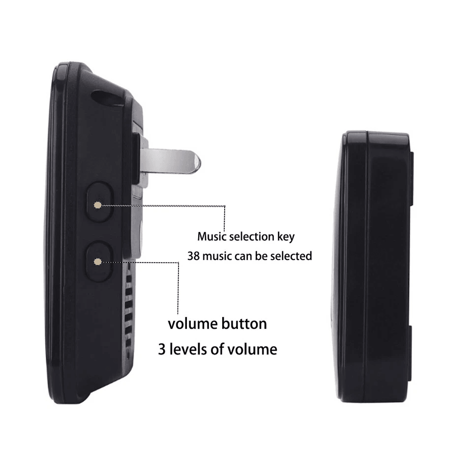 Wireless Waterproof Doorbell Kit Door Bell For House Ring 5