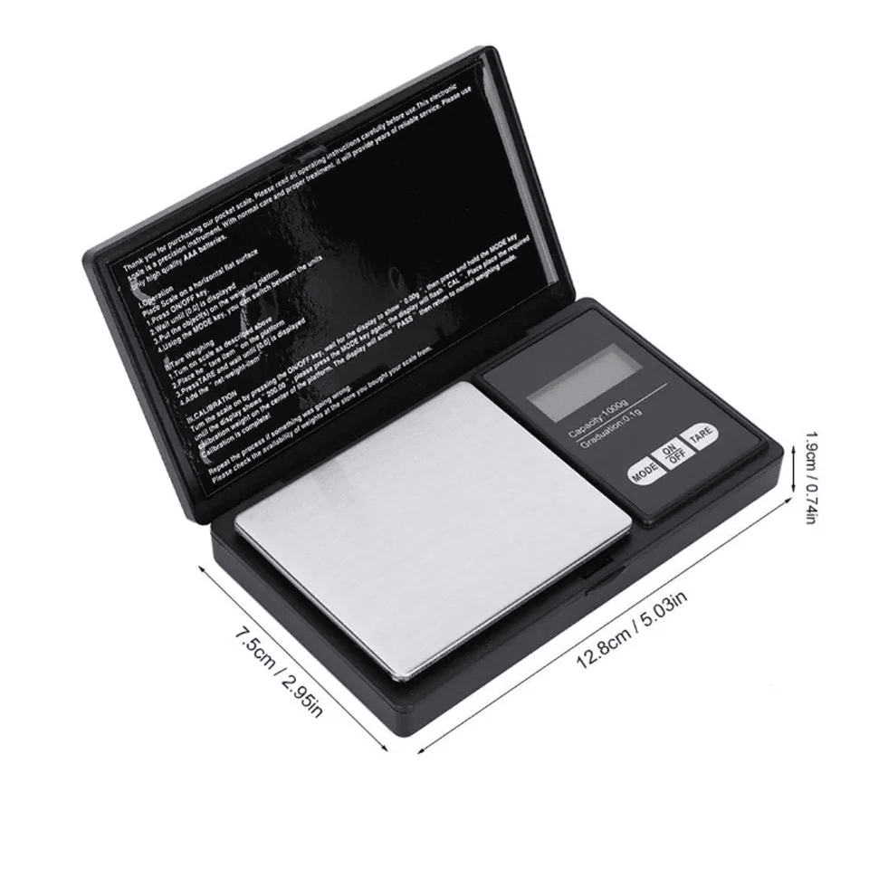 Precise Pocket Digital Scale For Jewelry Gold And Coins Compact Balance Weight With Backlit LCD Dis 5