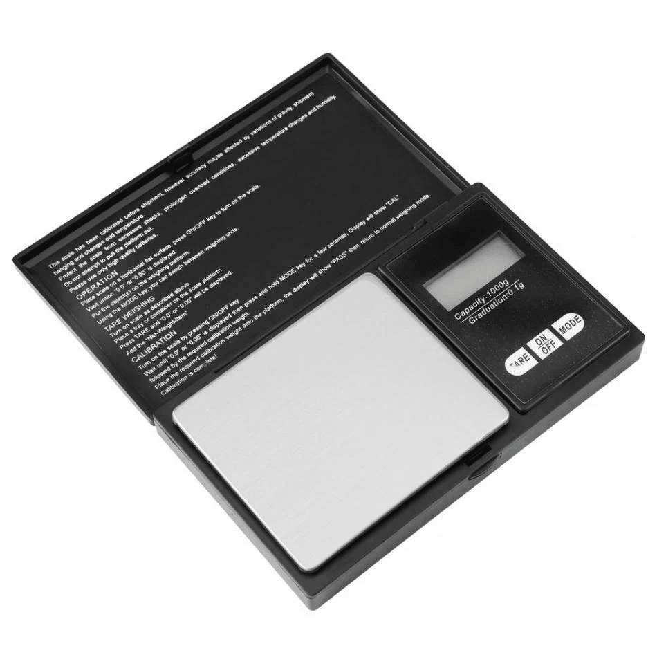 Precise Pocket Digital Scale For Jewelry Gold And Coins Compact Balance Weight With Backlit LCD Dis 6