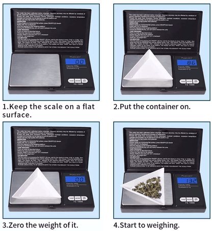 Precise Pocket Digital Scale For Jewelry Gold And Coins Compact Balance Weight With Backlit LCD Dis 3