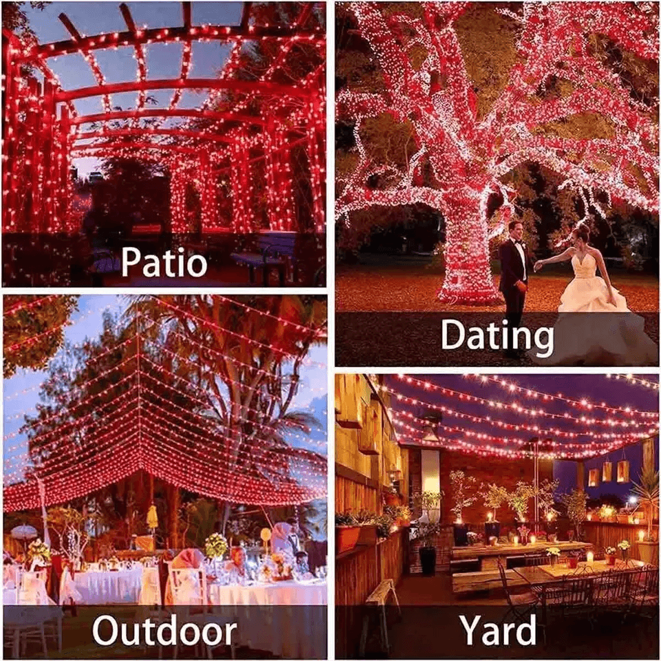 LED Solar String Lights Outdoor Garden Party Decor Waterproof Fairy Wedding Lamp Adjustable Solar P 4