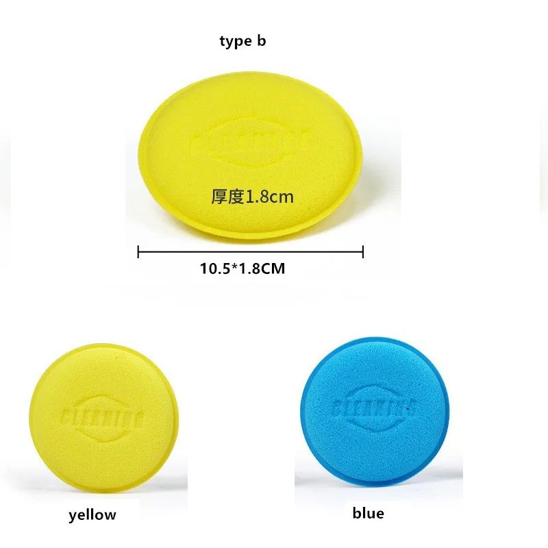 12Pcs Car Foam Sponge Wax Applicator Pads  Detailing  Polishing Pad Kit For Car Waxing  Cleaning 5
