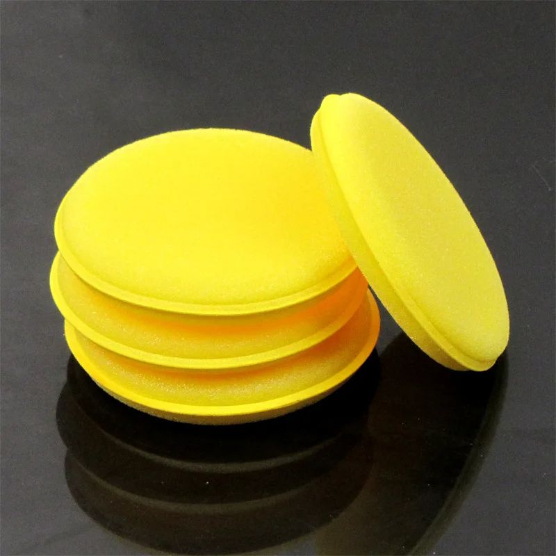 12Pcs Car Foam Sponge Wax Applicator Pads – Detailing & Polishing Pad Kit for Car Waxing & Cleaning