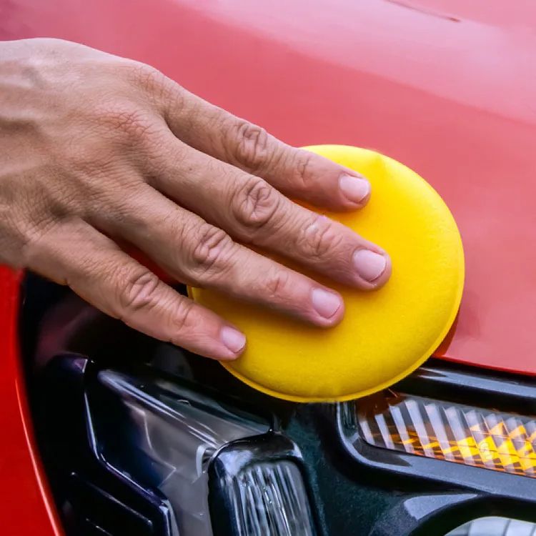 12Pcs Car Foam Sponge Wax Applicator Pads  Detailing  Polishing Pad Kit For Car Waxing  Cleaning 4