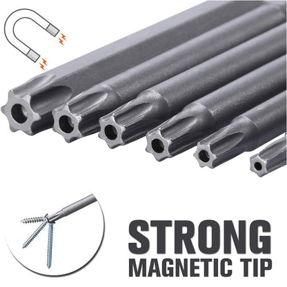 Hex Bit Driver Set – Tamper-Proof Security Screwdriver with Magnetic Drill Bits (50mm/100mm)