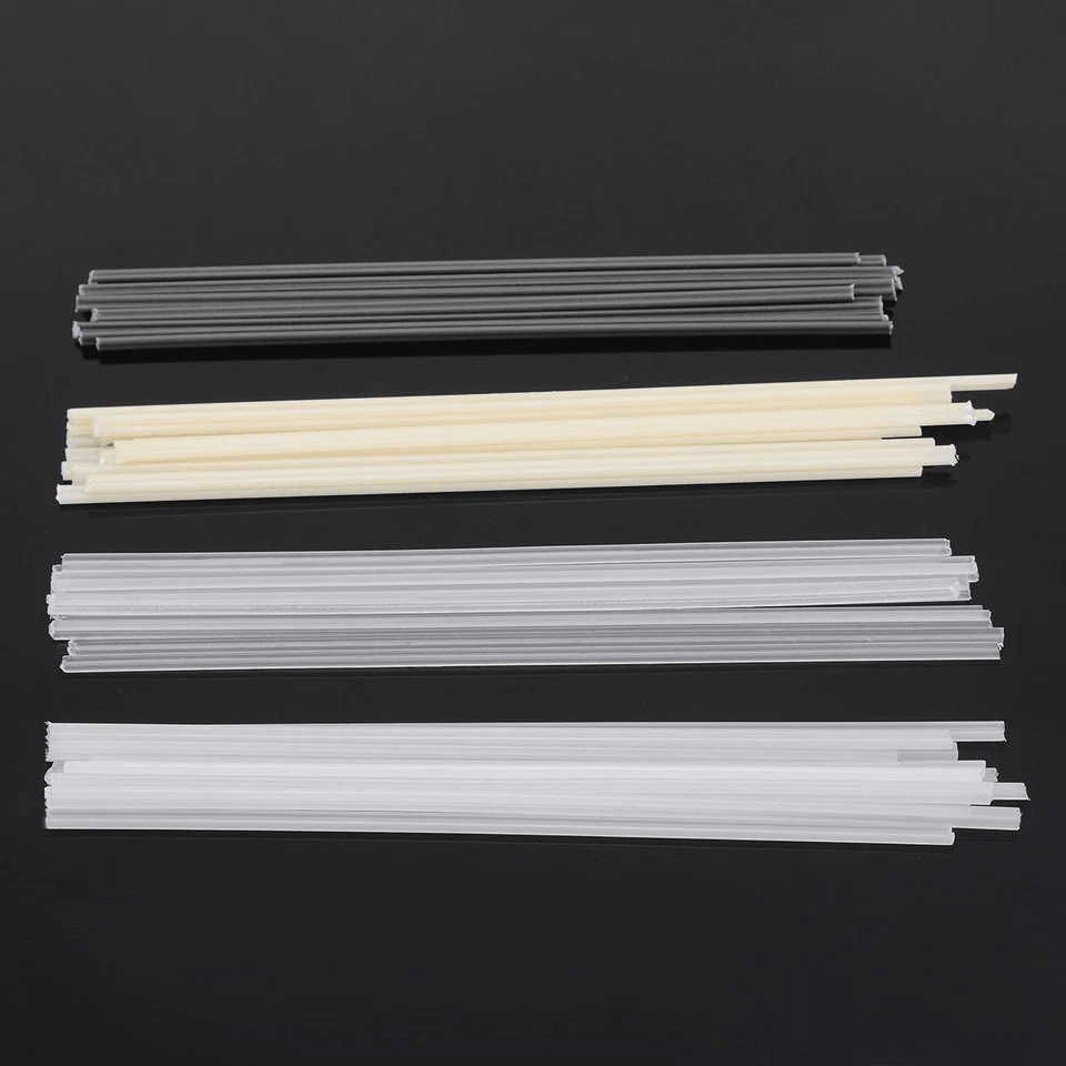 50pcs Plastic Welding Rods ABSPPPVCPE Welding Sticks For Plastic Gun Welder Durable Repair Kit For  8