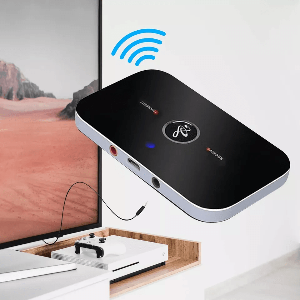 Bluetooth Transmitter  Receiver Wireless Adapter For Home Stereos Speakers TV PC Headphones AUX Aud 5