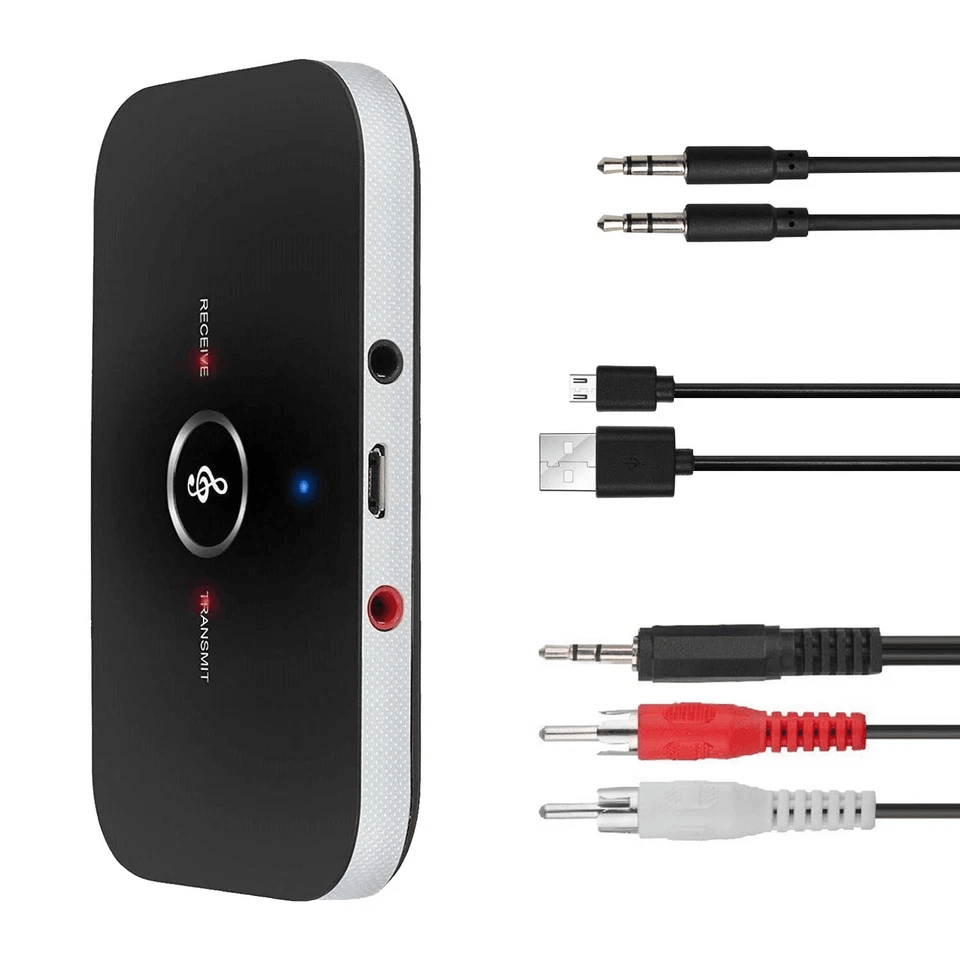 Bluetooth Transmitter  Receiver Wireless Adapter For Home Stereos Speakers TV PC Headphones AUX Aud 1