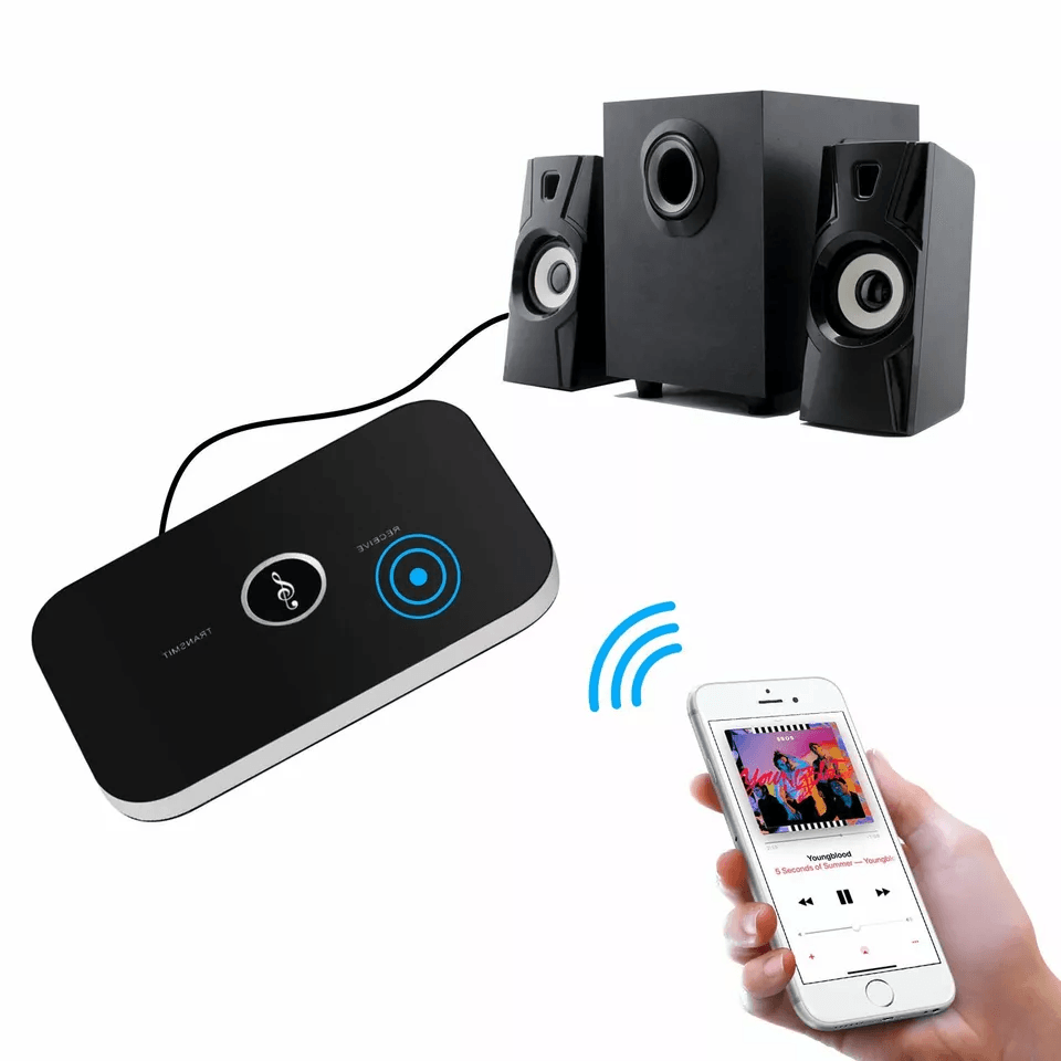 Bluetooth Transmitter  Receiver Wireless Adapter For Home Stereos Speakers TV PC Headphones AUX Aud 6