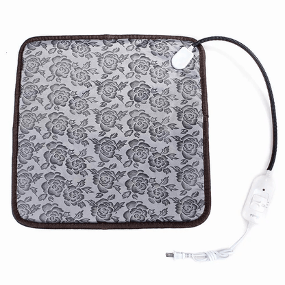 Pet Heating Pad Adjustable AntiBite Steel Cord Waterproof Cat Dog House Mat Heated Bed For Indoor U 6
