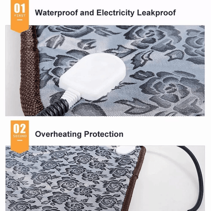 Pet Heating Pad Adjustable AntiBite Steel Cord Waterproof Cat Dog House Mat Heated Bed For Indoor U 3