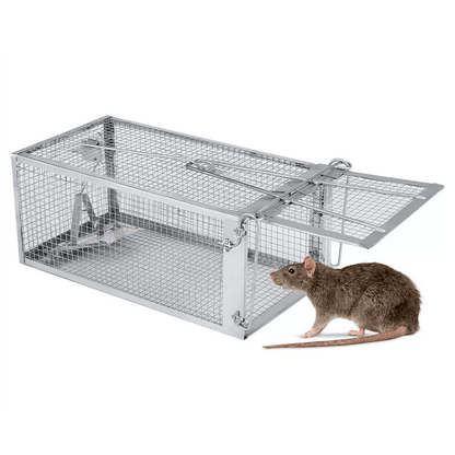 Mouse Trap Rat Trap Rodent Catch Cage, Live Humane Reusable Pest Control