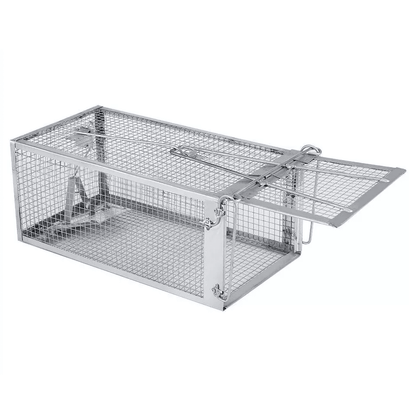 Mouse Trap Rat Trap Rodent Catch Cage Live Humane Reusable Pest Control 1