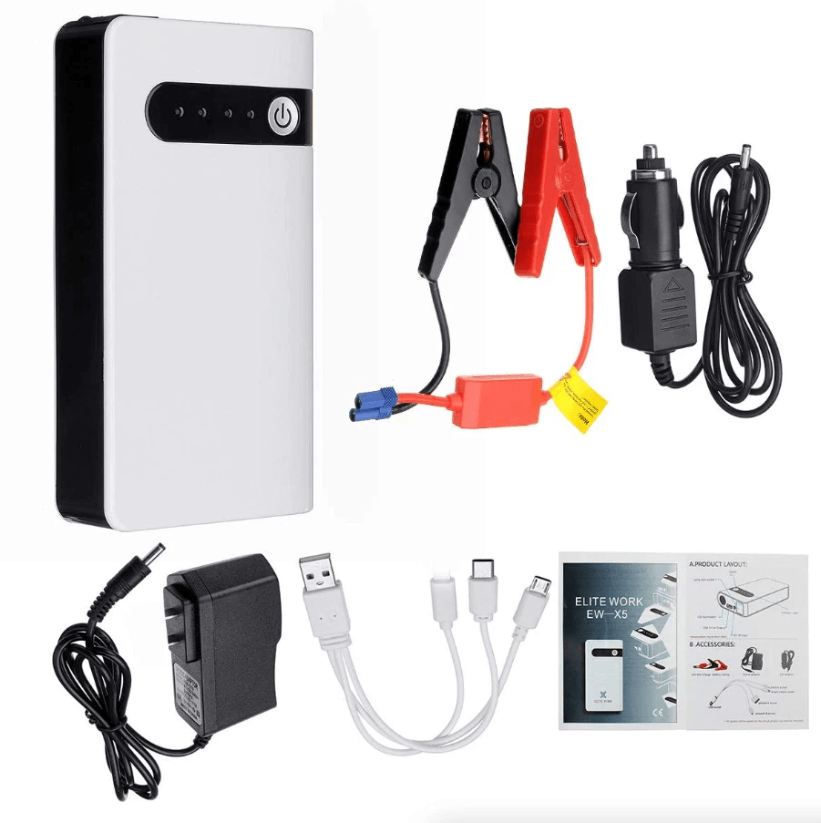 Car Jump Starter Booster, Portable Power Bank & Battery Charger