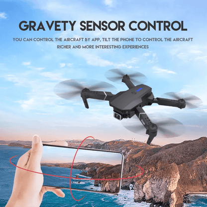 New RC Drone With HD Dual Camera WiFi FPV Foldable Quadcopter  Battery 4K Aerial Drone With Optical 3