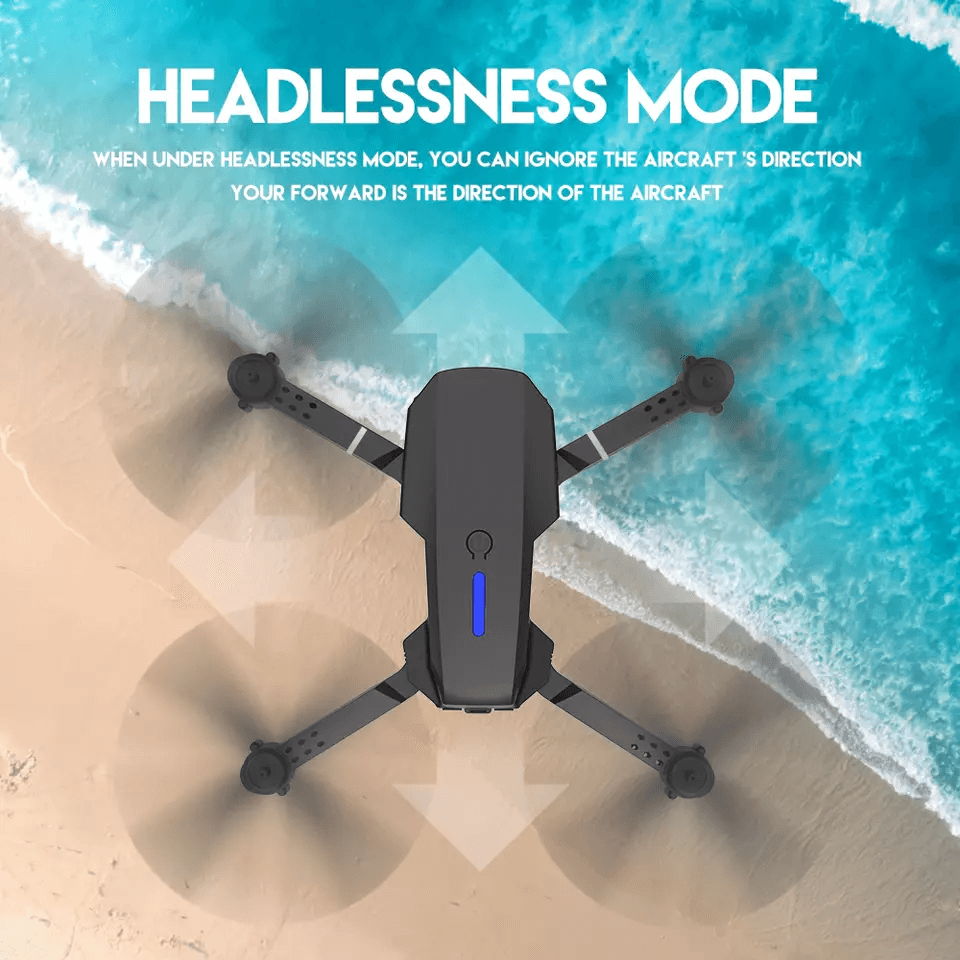 New RC Drone With HD Dual Camera WiFi FPV Foldable Quadcopter  Battery 4K Aerial Drone With Optical 2